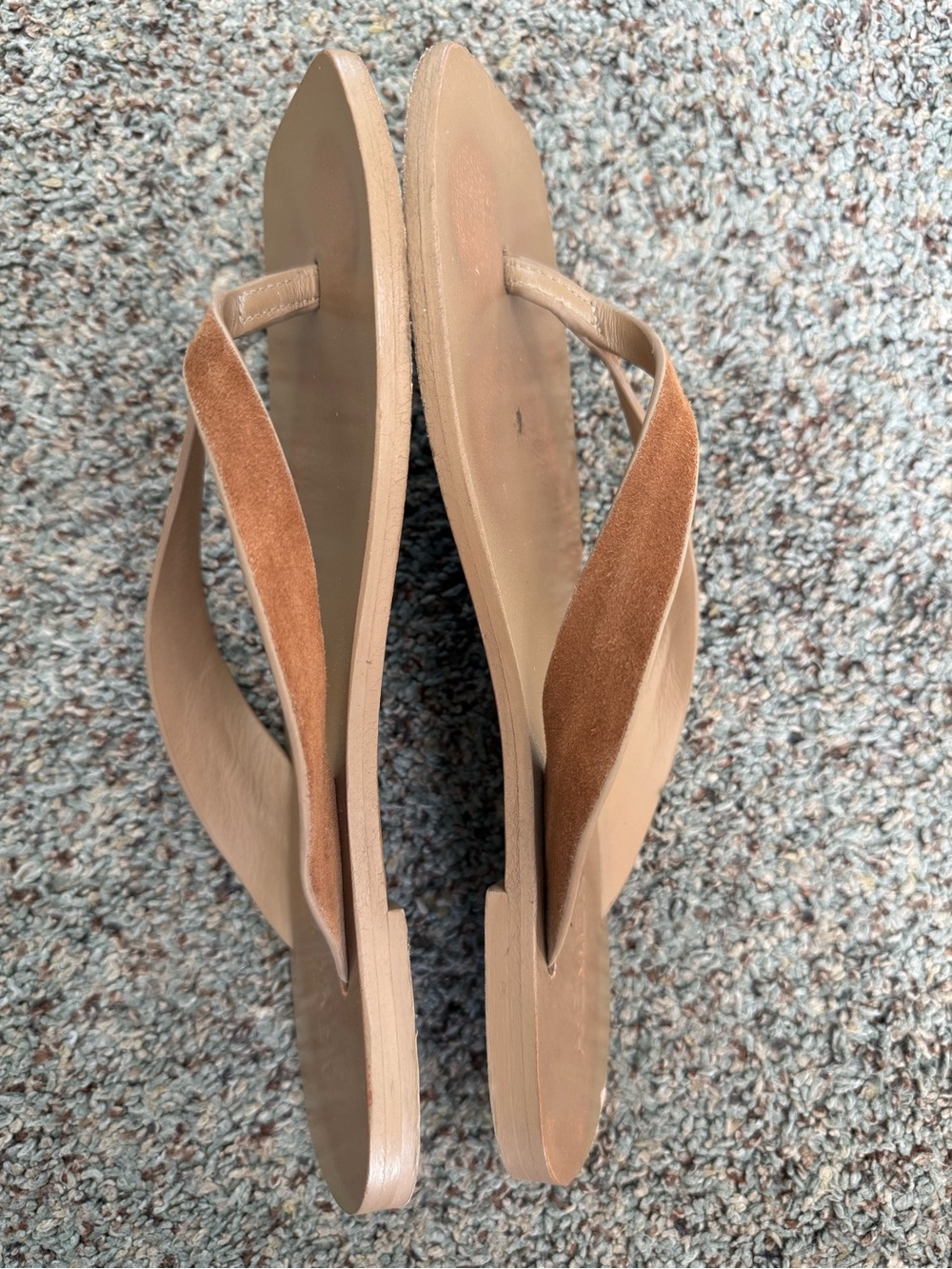 A.EMERY Kinto Leather Flip Flop - tan/Brown, Size 8.5 - Picture 15 of 16